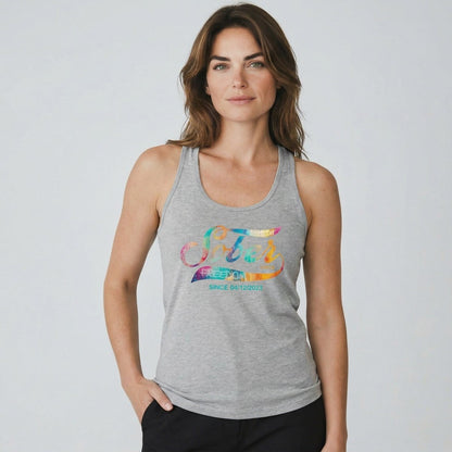 Sober Since with Date Sober Tank Top graphic detail (view 24)