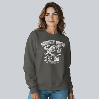 Sober Since Recovery Hoodie featuring the design (view 11)