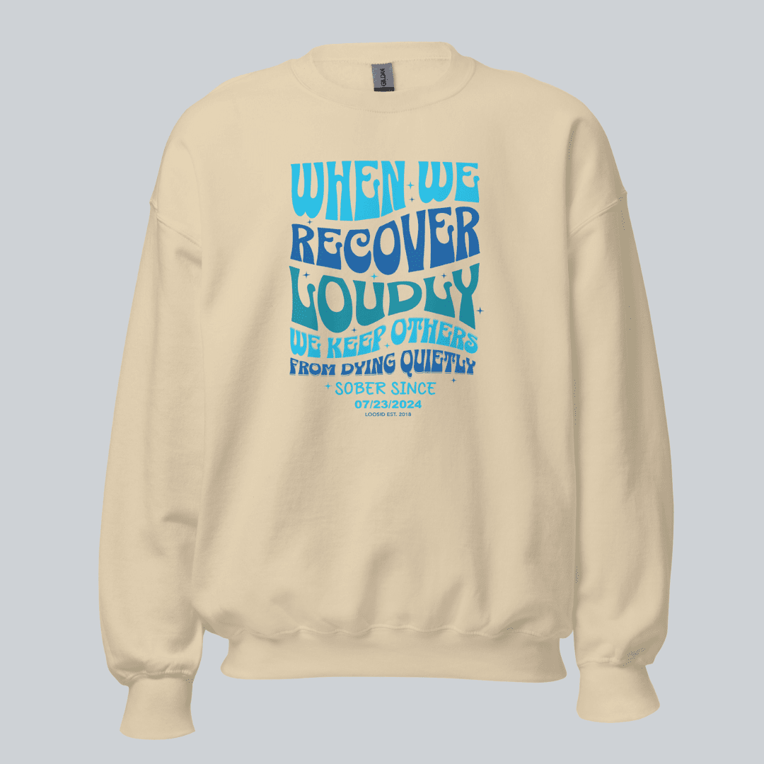 When We Recover Loudly Recovery Hoodie featuring the design (view 31)