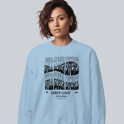 Still Sober B Recovery Hoodie featuring the design (view 21)