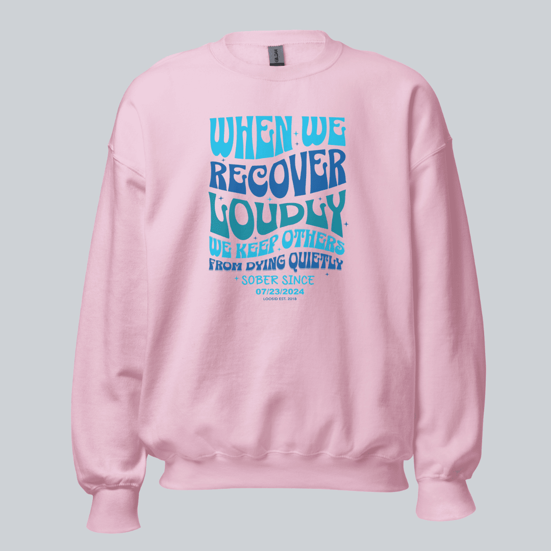 When We Recover Loudly Recovery Hoodie packaging detail (view 28)