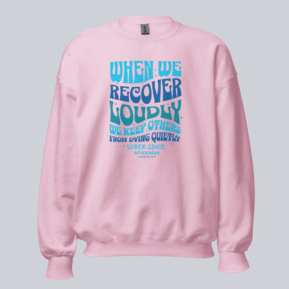 When We Recover Loudly Recovery Hoodie packaging detail (view 28)