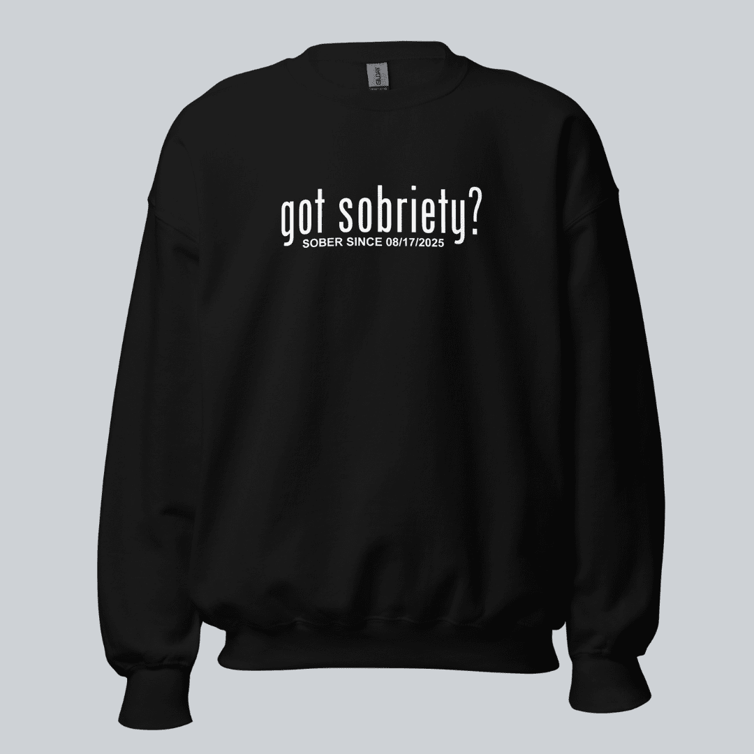 Got Sobriety Recovery Hoodie graphic detail (view 4)
