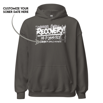 Recovery Is Possible for Women Recovery Hoodie lifestyle view (view 15)