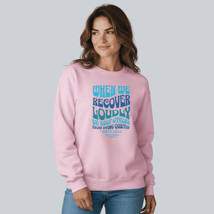 When We Recover Loudly Recovery Hoodie product photo (view 30)