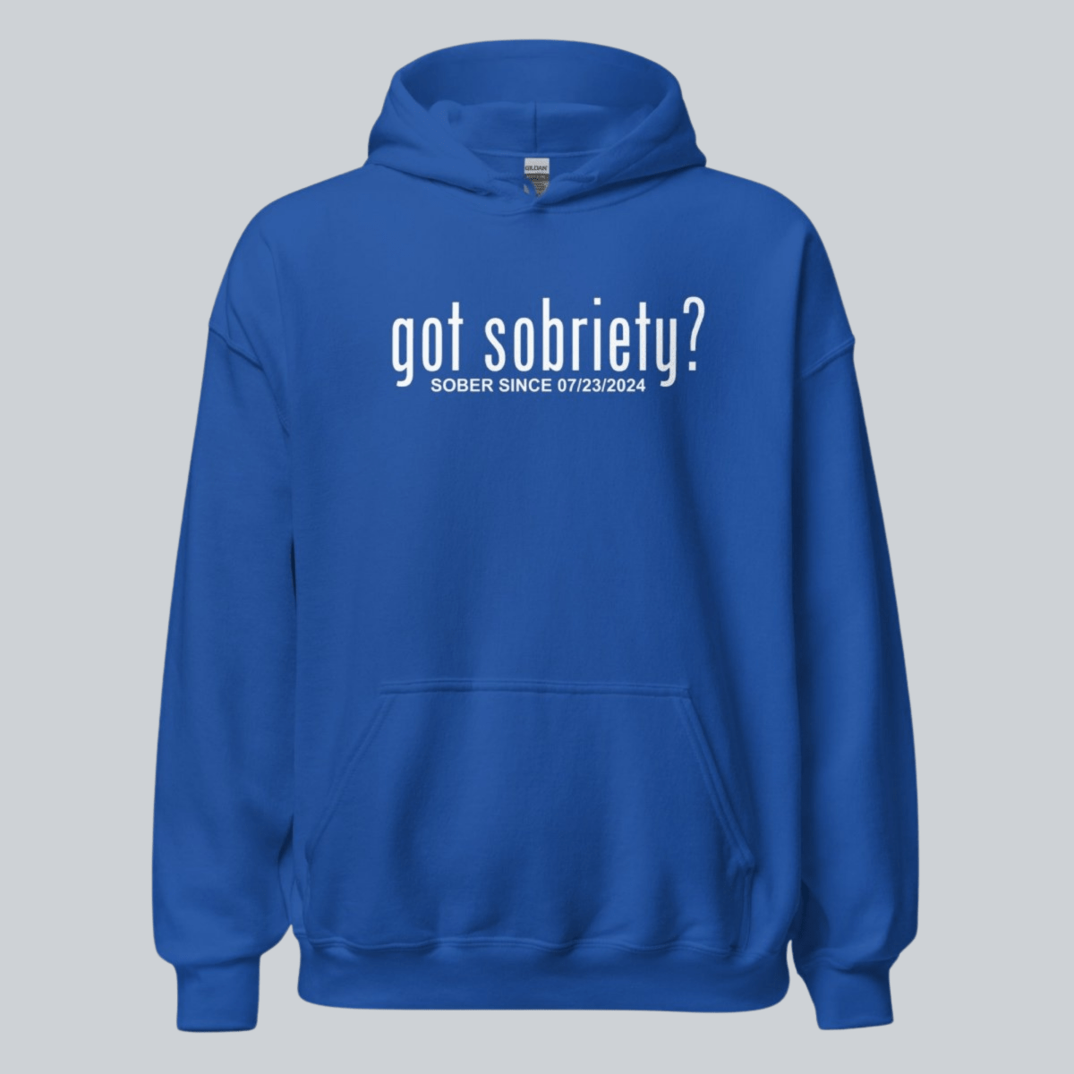 Got Sobriety Recovery Hoodie back view (view 27)