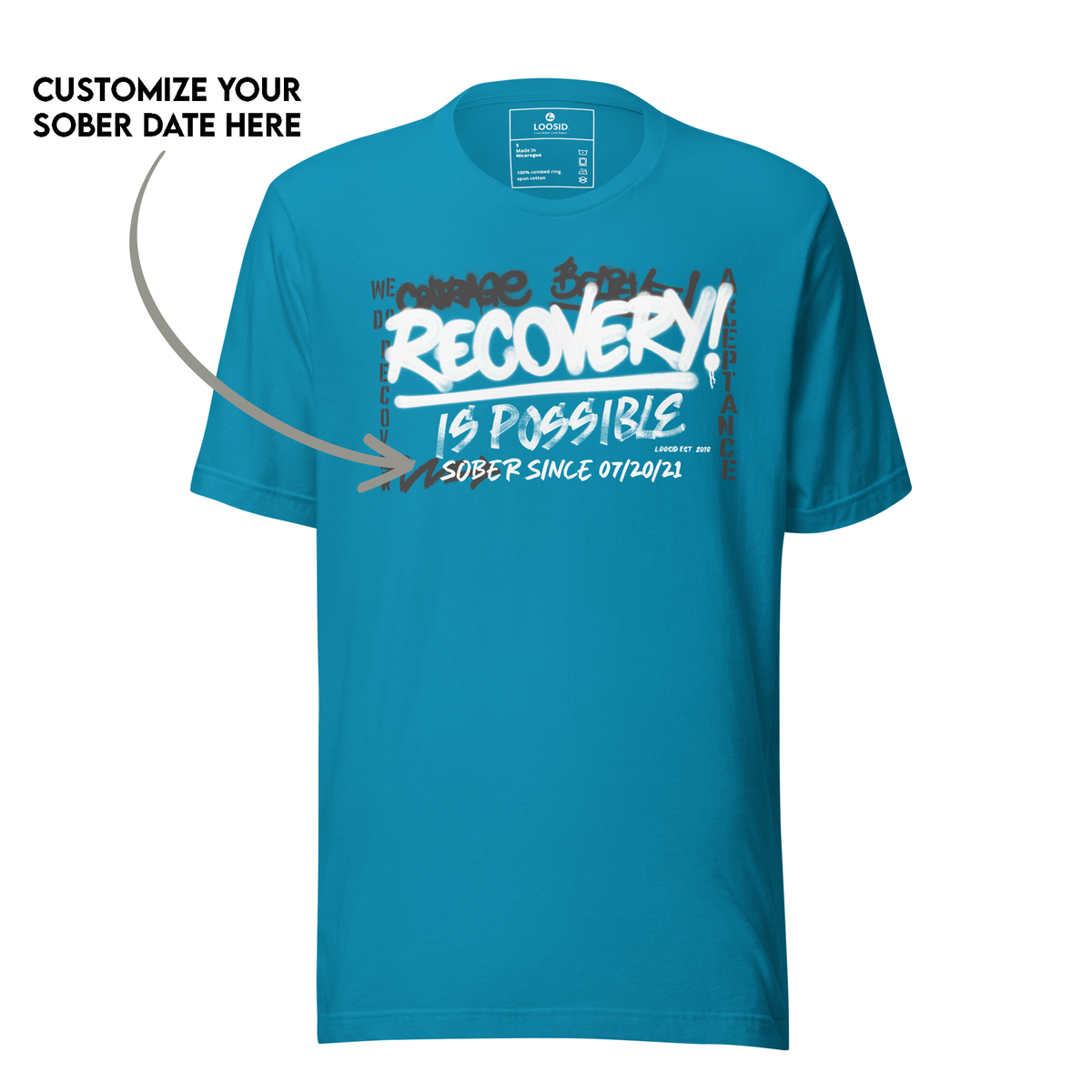 sober t shirt meaningful gift for sobriety journey