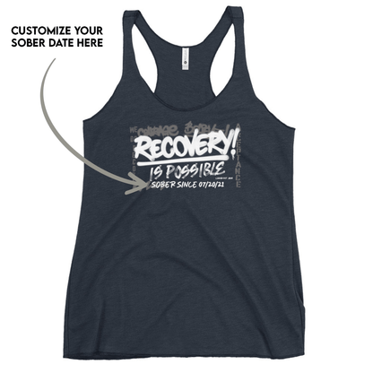Recovery Is Possible Sober Tank Top packaging detail (view 8)