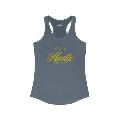 Sobriety is My Hustle Sober Tank Top lifestyle view (view 5)