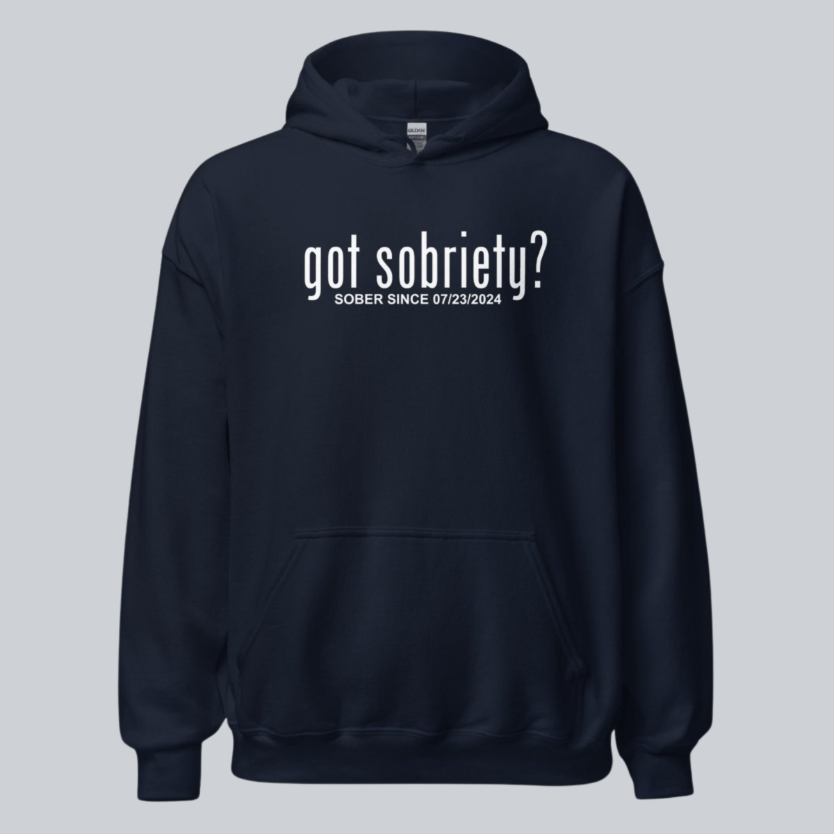 Got Sobriety Recovery Hoodie back view (view 17)