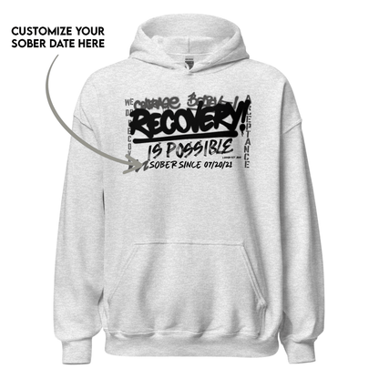 Recovery Is Possible for Women Recovery Hoodie back view (view 27)