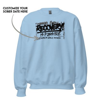 Recovery Is Possible Recovery Hoodie back view (view 7)