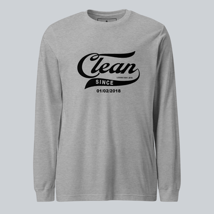 Clean Since Long Sleeve Sober T Shirt fit detail (view 19)