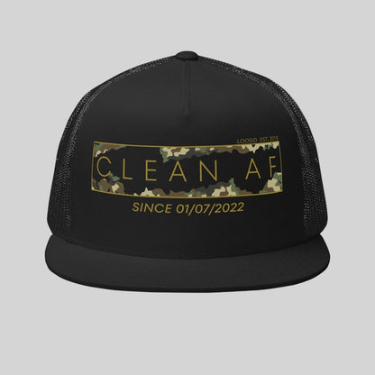 Camo Clean AF Sober Hat graphic detail (view 4)