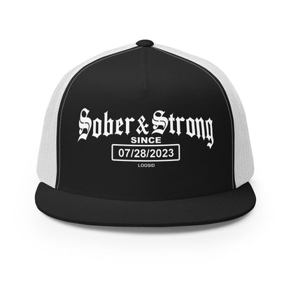 Loosid Personalized Snapback Sober Hat featuring the design