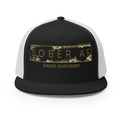 Sober AF Personalized Sober Sober Hat close-up view (view 2)