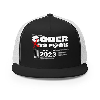 Loosid Sober As F*ck Sober Hat featuring the design