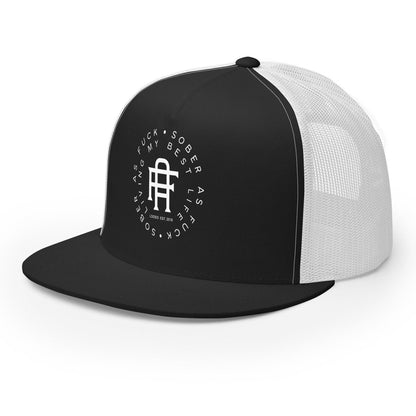 Living My Best Life Sober Hat graphic detail (view 4)