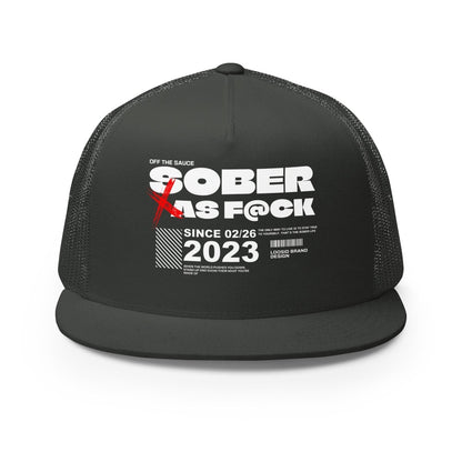 Sober As F*ck Sober Hat side view (view 6)