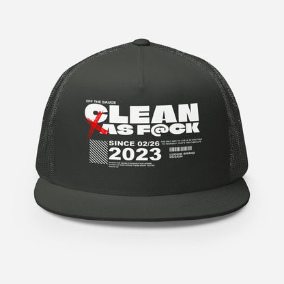 Clean As F*ck Sober Hat side view (view 6)