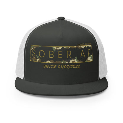 Sober AF Personalized Sober Sober Hat side view (view 6)