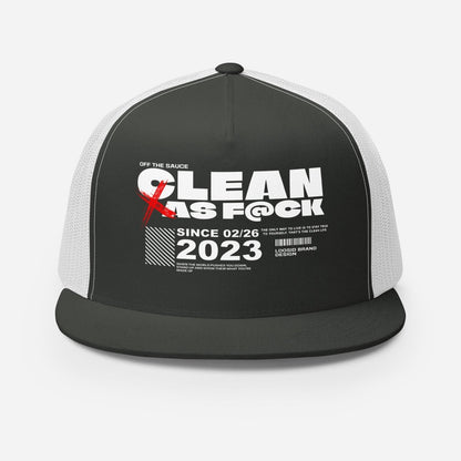 Clean As F*ck Sober Hat back view (view 7)