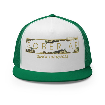Sober AF Personalized Sober Sober Hat fit detail (view 9)