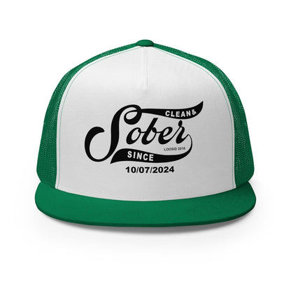 Sober Since Personalized Sober Sober Hat fit detail (view 9)