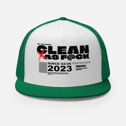 Clean As F*ck Sober Hat flat lay styled image (view 13)