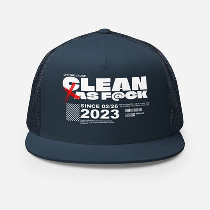 Clean As F*ck Sober Hat graphic detail (view 4)