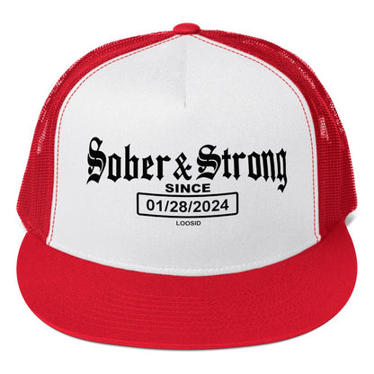 Personalized Snapback Sober Hat graphic detail (view 4)