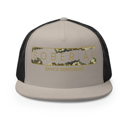Sober AF Personalized Sober Sober Hat back view (view 7)