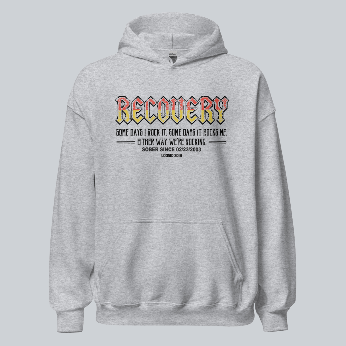 Recovery Rock Recovery Hoodie graphic detail (view 24)