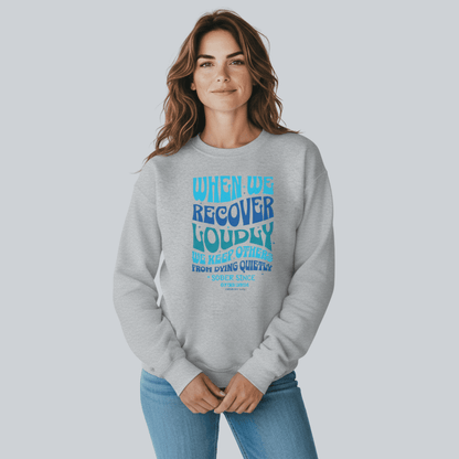 When We Recover Loudly Recovery Hoodie graphic detail (view 24)