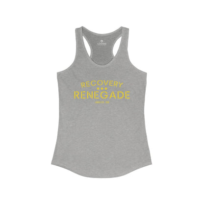 Recovery Renegade Sober Tank Top graphic detail (view 14)