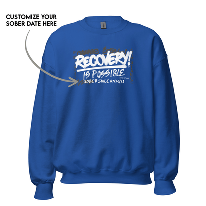 Recovery Is Possible Recovery Hoodie side view (view 6)