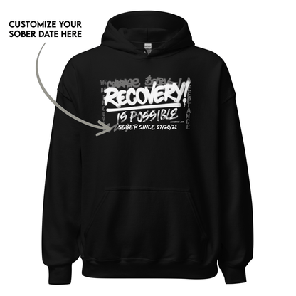 Recovery Is Possible for Women Recovery Hoodie back view (view 7)