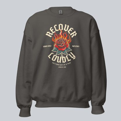 Recover Loudly Recovery Hoodie featuring the design (view 11)