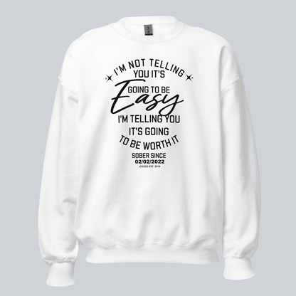 I'm Not Telling Sobriety Recovery Hoodie featuring the design (view 31)