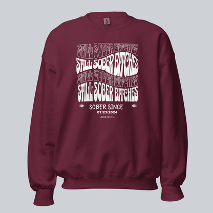 Still Sober B Recovery Hoodie side view (view 16)