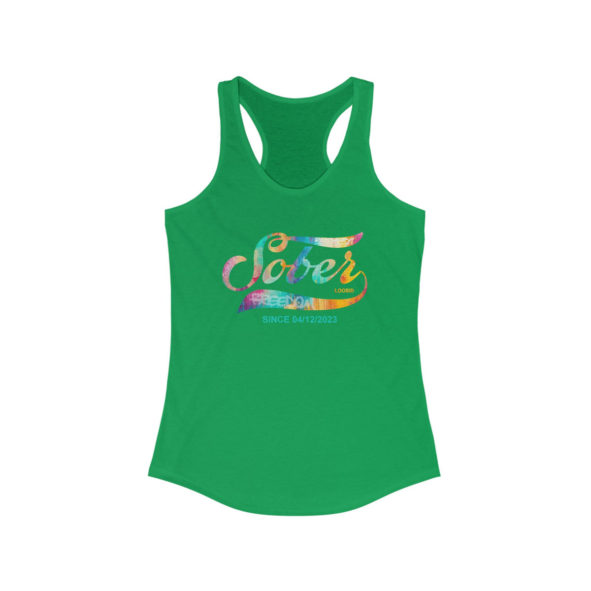 Personalized Sober T Shirt tank for women in recovery journeys