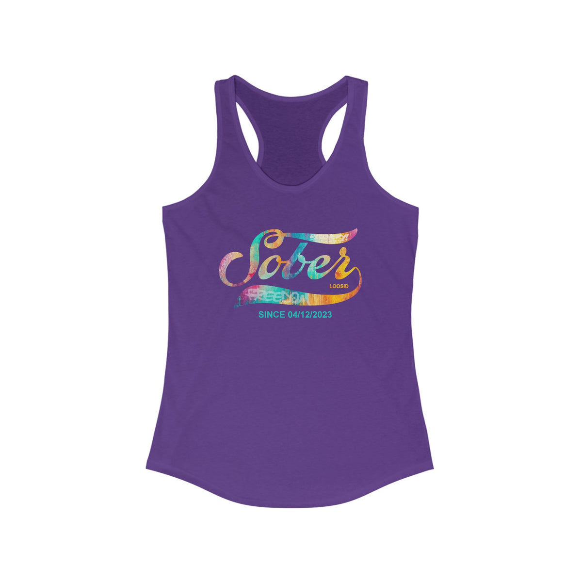 Sober T Shirt tank with breathable fabric for comfort and pride