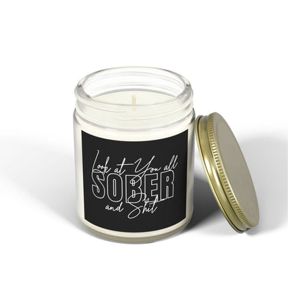 Look At You Scented Coconut Apricot Sobriety Candle packaging detail (view 8)
