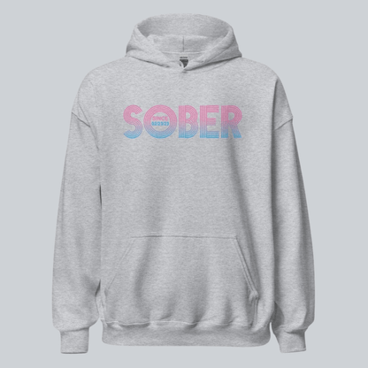 Retro Sobriety Date Recovery Hoodie packaging detail (view 18)