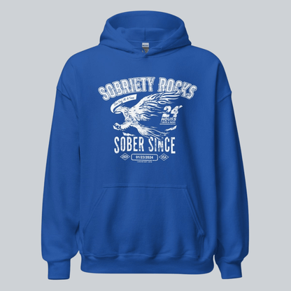 Sober Since Recovery Hoodie graphic detail (view 14)