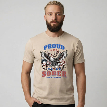 Proud To Be Sober Sober T Shirt product photo (view 10)