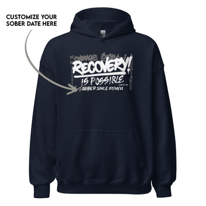 Recovery Is Possible for Women Recovery Hoodie lifestyle view (view 35)