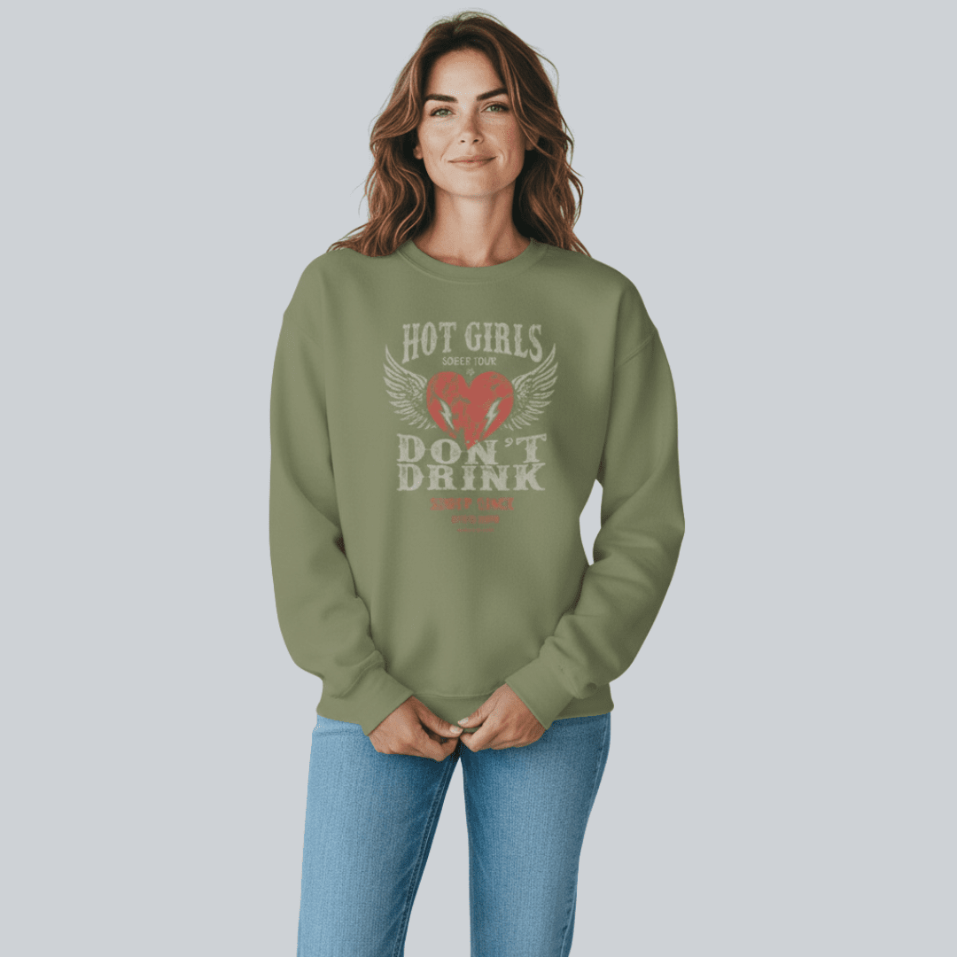 Hot Girls Sobriety Recovery Hoodie product photo (view 20)
