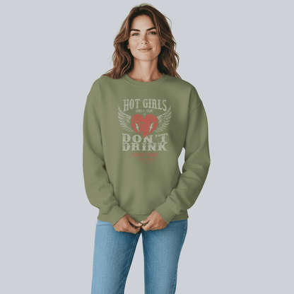 Hot Girls Sobriety Recovery Hoodie product photo (view 20)