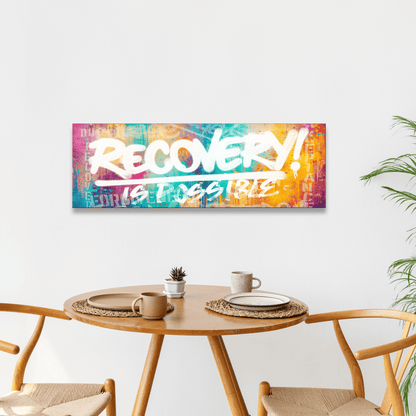 Recovery Is Possible Sobriety Art graphic detail (view 4)